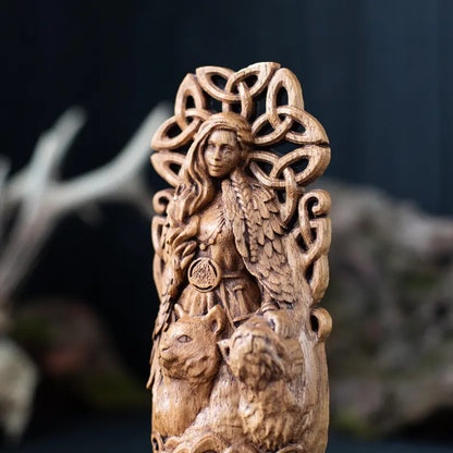 Freyja Statue – Norse Goddess of Love & Beauty, Viking Gift and Nordic Home Decor, VK0007