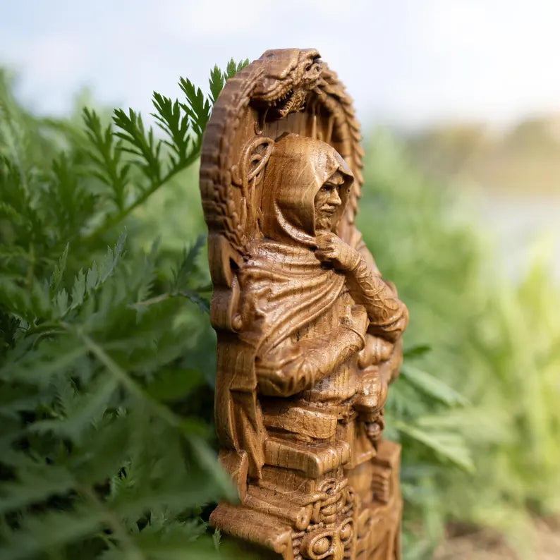 Loki Statue – Masterfully Handcrafted Norse God Sculpture, Viking Heritage Decor & Collector's Gift, VK0012