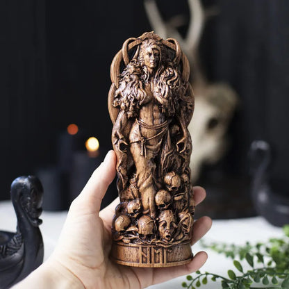 Hel Statue – Intricate Norse Mythology Artwork, Viking Heritage Decor & Unique Gift, VK0010