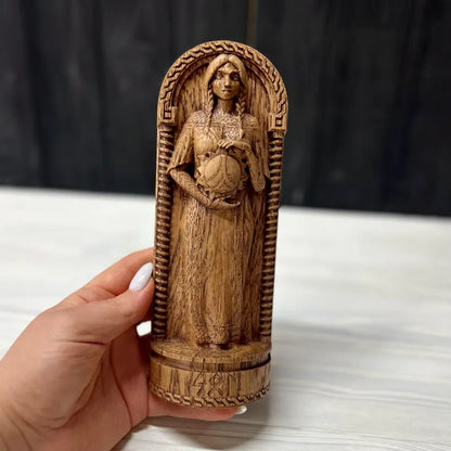 Sunna(Sol) Statue – Symbol of Light and New Beginnings, Handcrafted Nordic Decor & Heritage Gift, VK0035