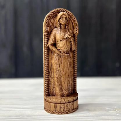 Sunna(Sol) Statue – Symbol of Light and New Beginnings, Handcrafted Nordic Decor & Heritage Gift, VK0035