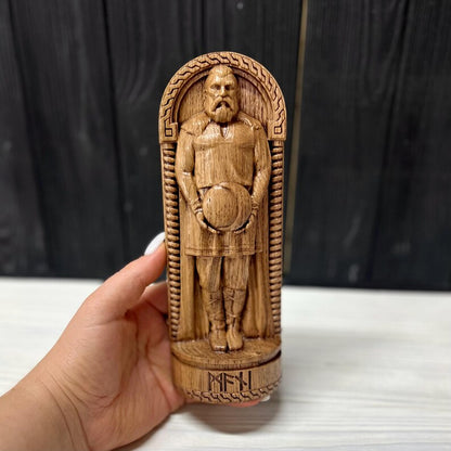 Mani Statue – Norse God of the Moon and Guidance, Handcrafted Viking Decor, Nordic Mythology Gift, VK0038