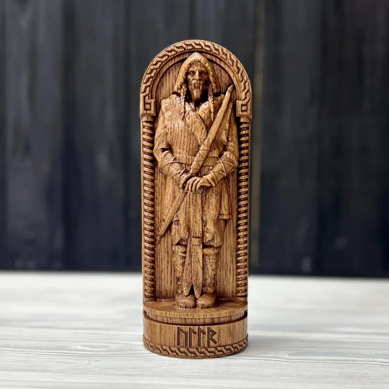 Ullr Statue – Symbol of Precision and Independence, Handcrafted Nordic Decor & Heritage Gift, VK0033