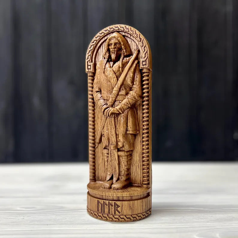 Ullr Statue – Symbol of Precision and Independence, Handcrafted Nordic Decor & Heritage Gift, VK0033