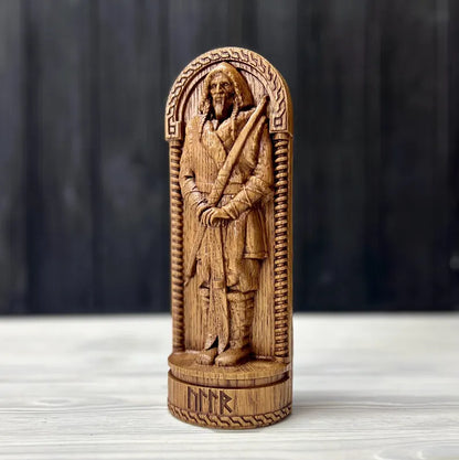 Ullr Statue – Symbol of Precision and Independence, Handcrafted Nordic Decor & Heritage Gift, VK0033
