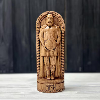 Mani Statue – Norse God of the Moon and Guidance, Handcrafted Viking Decor, Nordic Mythology Gift, VK0038