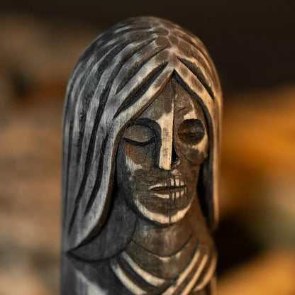 Hel Statue – Symbol of Balance and Life’s Journey, Handcrafted Viking Art Decor, VKD0007