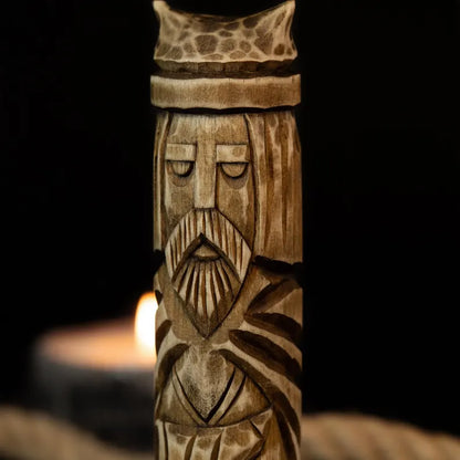 Heimdall Statue – Symbol of Vigilance and Protection, Handcrafted Nordic Art Decor, VKD0003