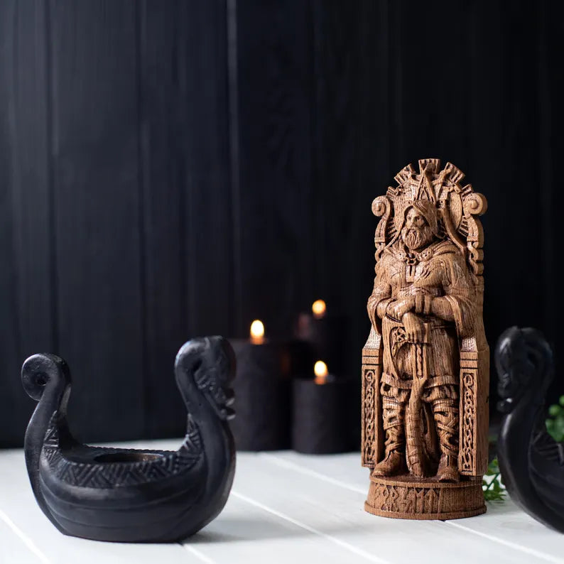 Forseti Statue – Symbol of Wisdom and Fairness, Handcrafted Nordic Decor & Heritage Gift, VK0034