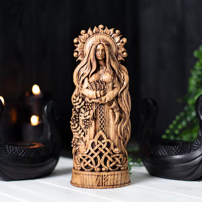 Sif Statue – Symbol of Grace, Loyalty and Inner Strength, Handcrafted Nordic Decor & Heritage Gift, VK0037