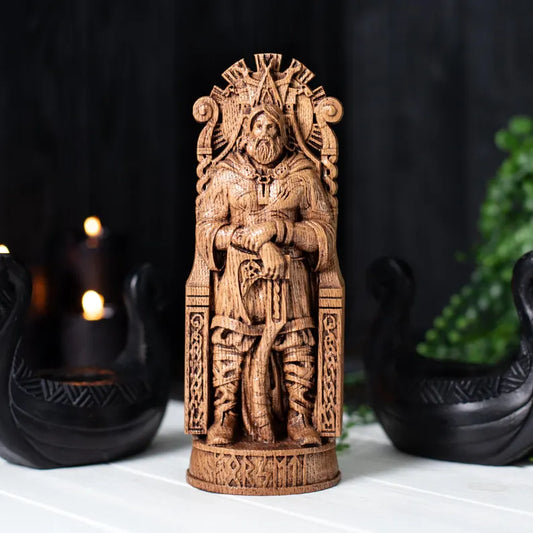 Forseti Statue – Symbol of Wisdom and Fairness, Handcrafted Nordic Decor & Heritage Gift, VK0034