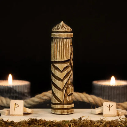 Heimdall Statue – Symbol of Vigilance and Protection, Handcrafted Nordic Art Decor, VKD0003