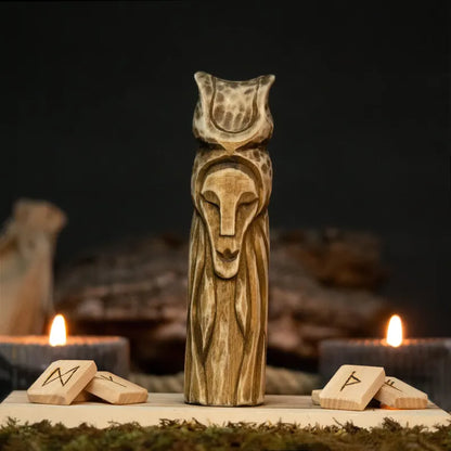 Loki Statue – Symbol of Transformation and Ingenuity, Handcrafted Viking Art Decor, VKD0005