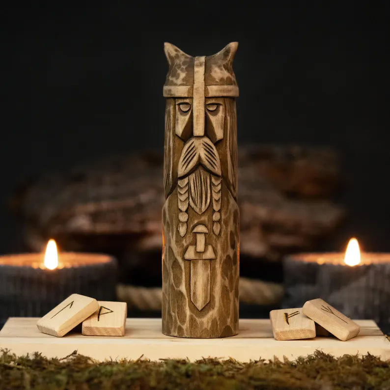 Tyr Figurine – Symbol of Honor, Duty and Sacrifice, Handcrafted Viking Art Decor, VKD0006