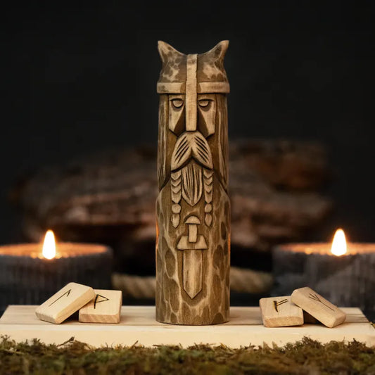 Tyr Figurine – Symbol of Honor, Duty and Sacrifice, Handcrafted Viking Art Decor, VKD0006