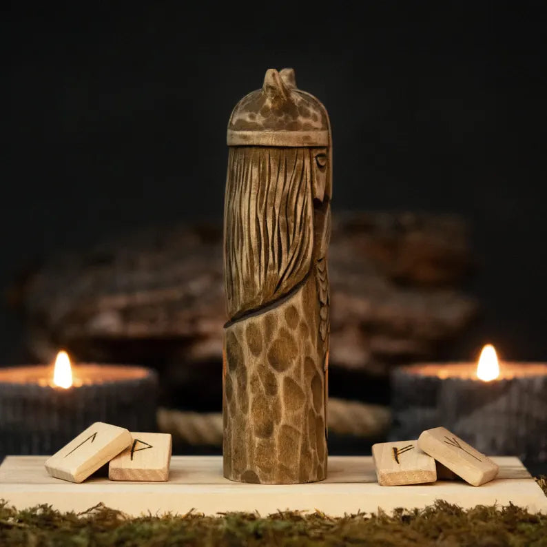 Tyr Figurine – Symbol of Honor, Duty and Sacrifice, Handcrafted Viking Art Decor, VKD0006