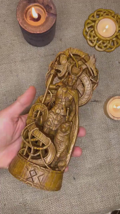 Loki Statue – Masterfully Handcrafted Norse God Sculpture, Viking Heritage Decor & Collector's Gift, VK0012A