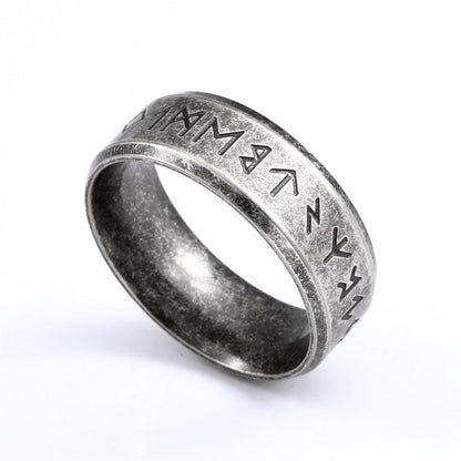 Viking Rune Ring – Nordic Warrior Helmet Ring, Norse Mythology Jewelry Gift, VKR0003