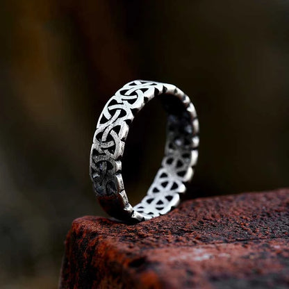 Nordic Ring – Viking Inspired Band, Timeless Norse Heritage Jewelry Gift, VKR0002