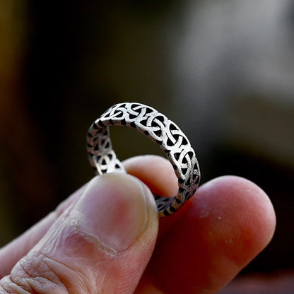 Nordic Ring – Viking Inspired Band, Timeless Norse Heritage Jewelry Gift, VKR0002