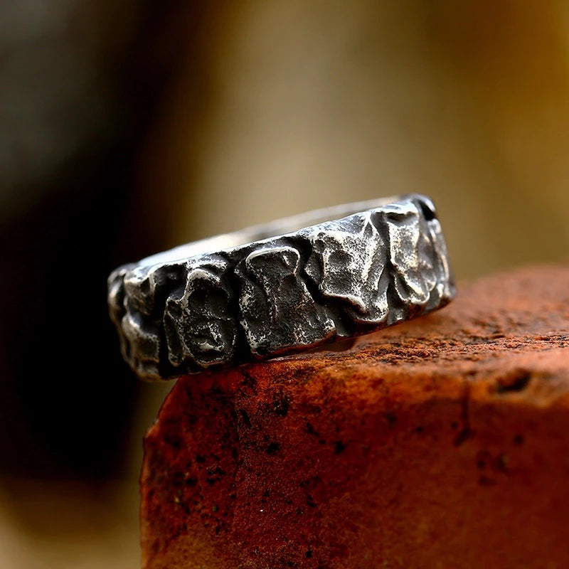 Rune Ring – Viking Warrior Symbol Ring, Nordic Heritage Jewelry Gift, VKR0004