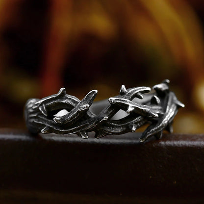 Crown of Thorns Ring – Faith Inspired Fashion Ring, Christian Jewelry Gift, VKR0006
