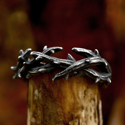 Crown of Thorns Ring – Faith Inspired Fashion Ring, Christian Jewelry Gift, VKR0006