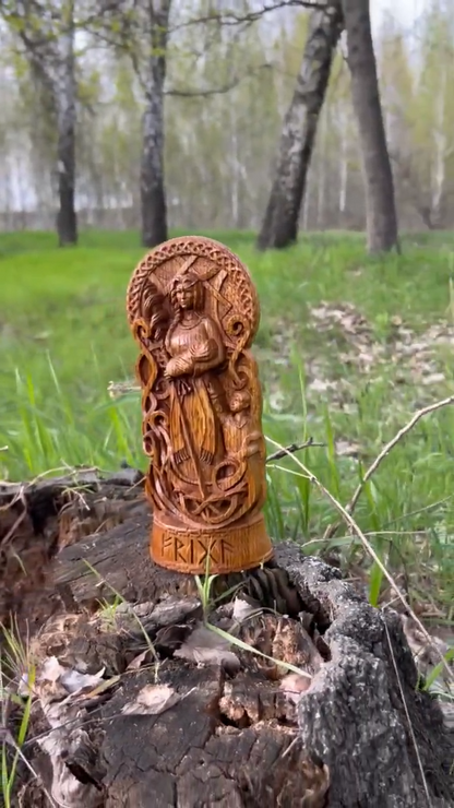 Frigg(Frigga) Statue – Norse Goddess of Wisdom and Family, Handcrafted Viking Decor, Nordic Mythology Gift, VK0051